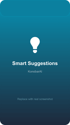 KonobarAI AI chatbot suggestions and approval