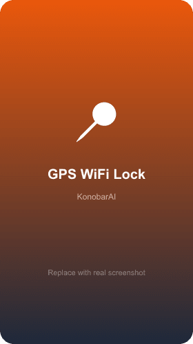KonobarAI GPS location and WiFi lock